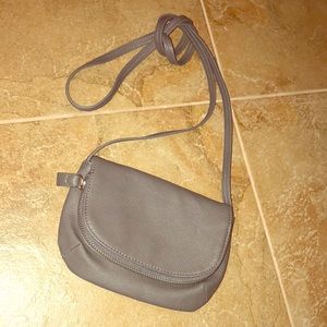 New Aeropostale Crossbody Swing Purse Grey
